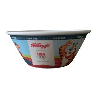 Vintage Kellogg's 2012 Olympic Team USA Cereal Bowl London Tony The Tiger Tucan
